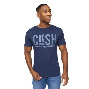 Crosshatch Mens Solari T-Shirt / Navy